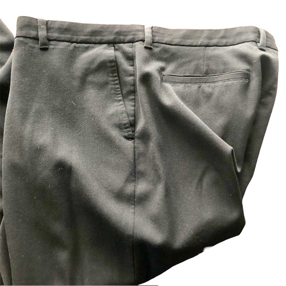 Gap Men’s Dress Slacks Size Black W38x30L button & Zipper - Picture 3 of 6